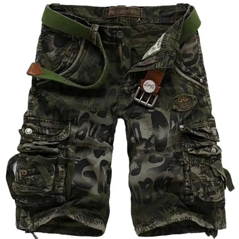 Top Trends: High Quality Camouflage Loose Cargo Shorts For Men Summer Fashion Tactical Camo Shorts Multiple Pockets Cargo Pants For Men Shoppable Styles