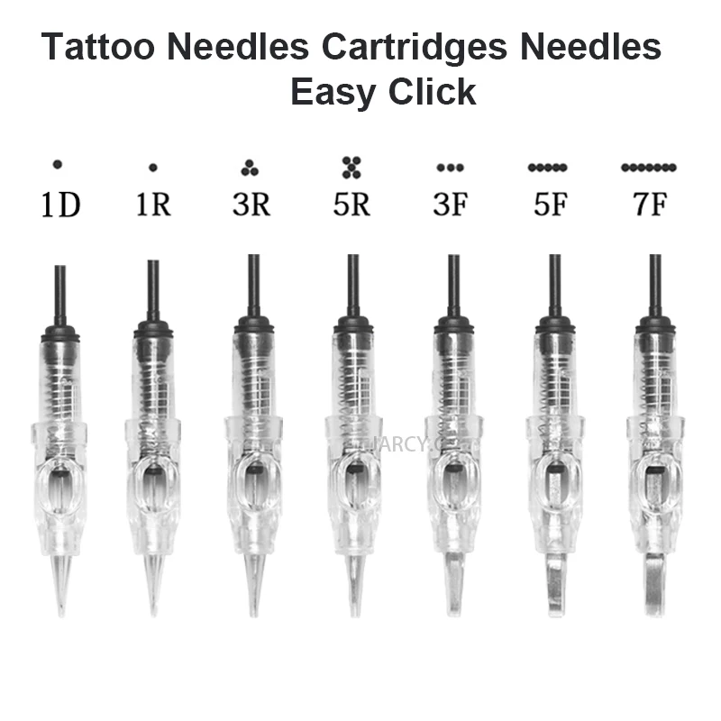 Top Trends: Microblading Disposable Sterilized Tattoo Needle Permanent Makeup Cartridge Needles 1R / 3R / 5R / 7R Agulha Easy Click Machine Needle Shoppable Styles