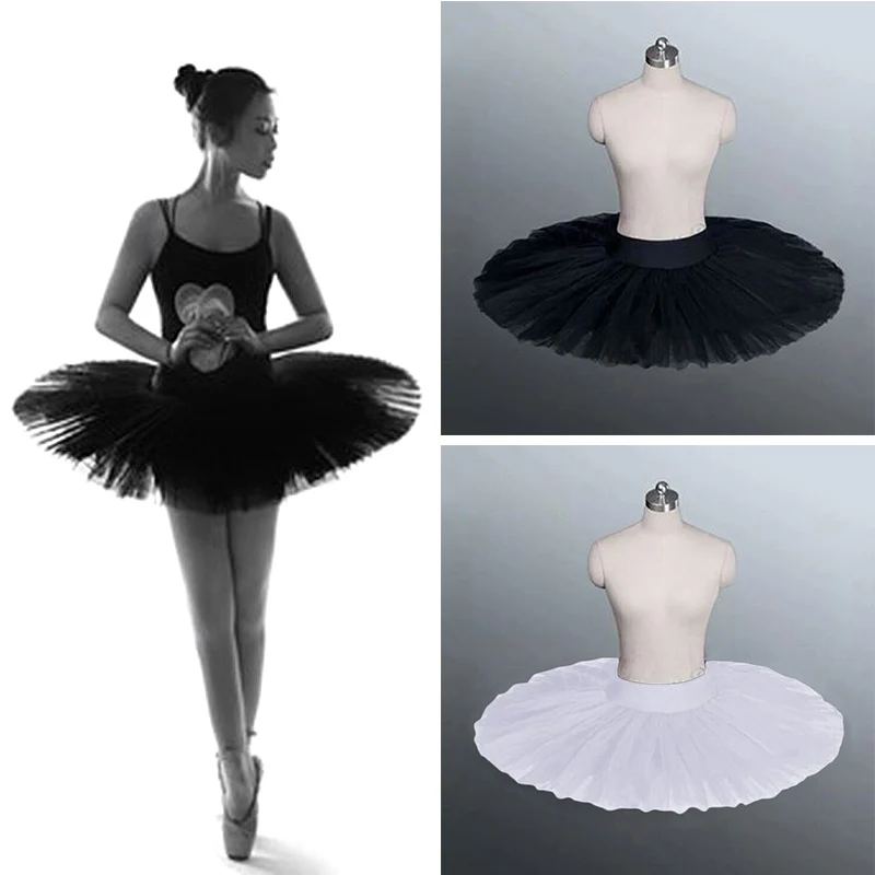 Top Trends: Women Dance Ballet Tutu Skirt Girls Practise Pancake Plateau Costume Dancewear Pleated Ballet Skirts Shoppable Styles