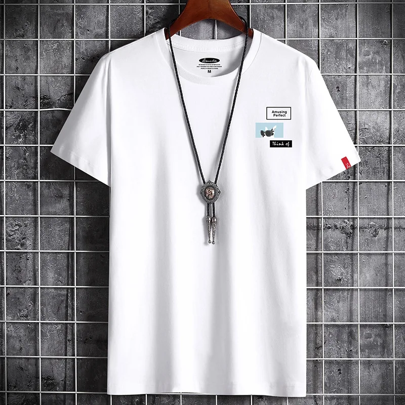 Top Trends: 2021 Newest T Shirt For Men Clothing Fitness White O Neck Man T-shirt For Male Anime Oversized S-6XL New Men T-shirts Goth Punk Shoppable Styles