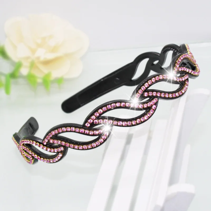 Top Trends: New Fashion Hot Selling Simplicity Luxurious Rhinestone Crystal Headband Hair Band For Women Girl Hair Accessories Headwear Shoppable Styles