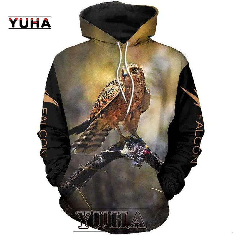 Top Trends: New 3D All-printed Falcon Hoodie, Autumn And Winter Round Neck Casual Sweatshirt, Fashion Cool Jackets For Men And Women Shoppable Styles