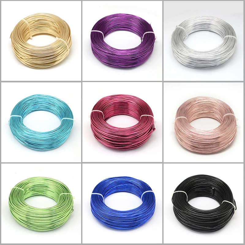 Top Trends: 500g 0.6 / 1.2 / 1.5 / 2.0 / 3.0mm Aluminum Wire DIY Jewelry Component Accessories Finding Making Necklaces Bracelets Crafts Supplies Shoppable Styles