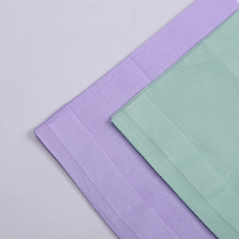 Top Trends: 10PCs Candy Colored Handkerchief Plain Colour Square Handkerchief Square Mixed Color Pure Cotton Combed Handkerchief 40 X 40cm Shoppable Styles - Image 4