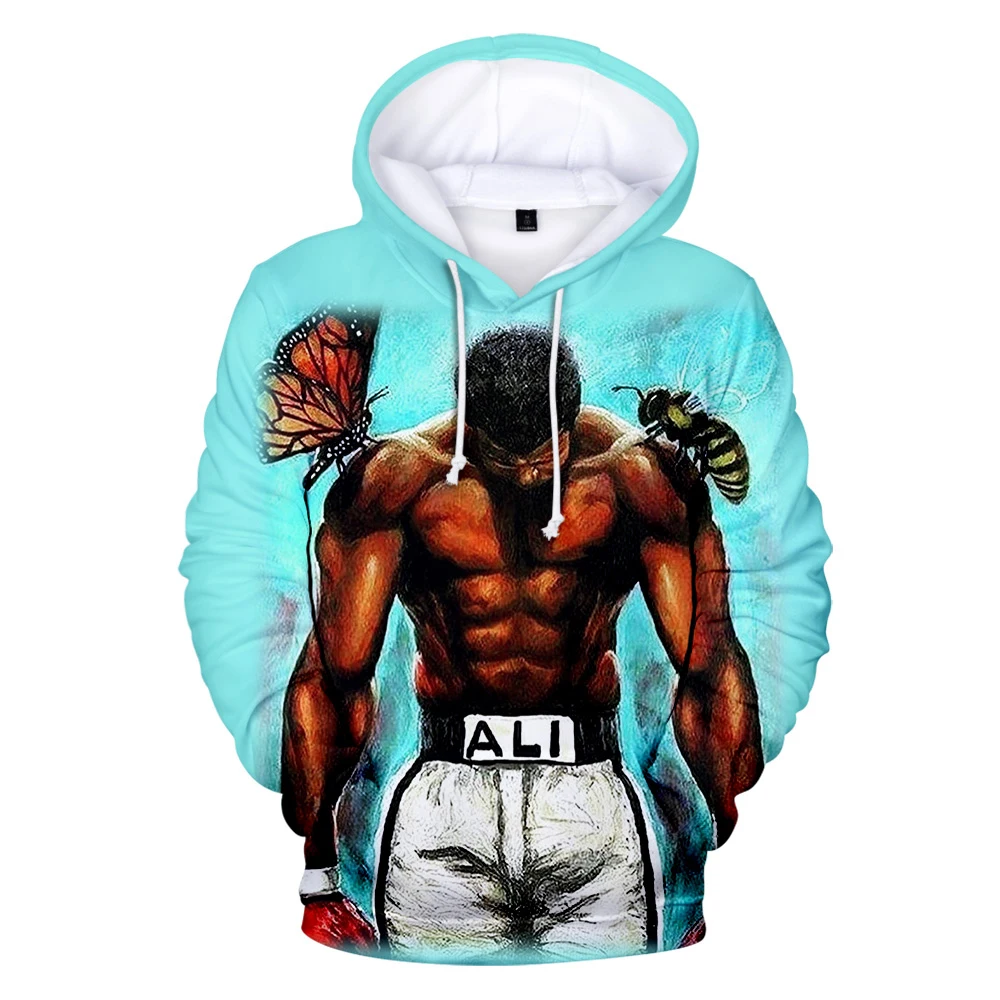 Top Trends: Muhammad Ali Casual Popular Hip Hop 3D Hoodies Boys Girls Women Men Harajuku Suitable Muhammad Ali 3D Men Hoodies Sweatshirt Shoppable Styles