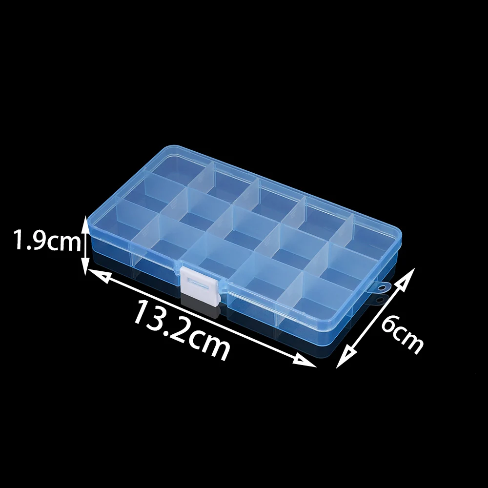 Top Trends: High Quality Grids Adjustable Plastic Jewelry Beads Storage Box Case Container Organize For Craft Jewelry Display Boxs Supplies Shoppable Styles - Image 4