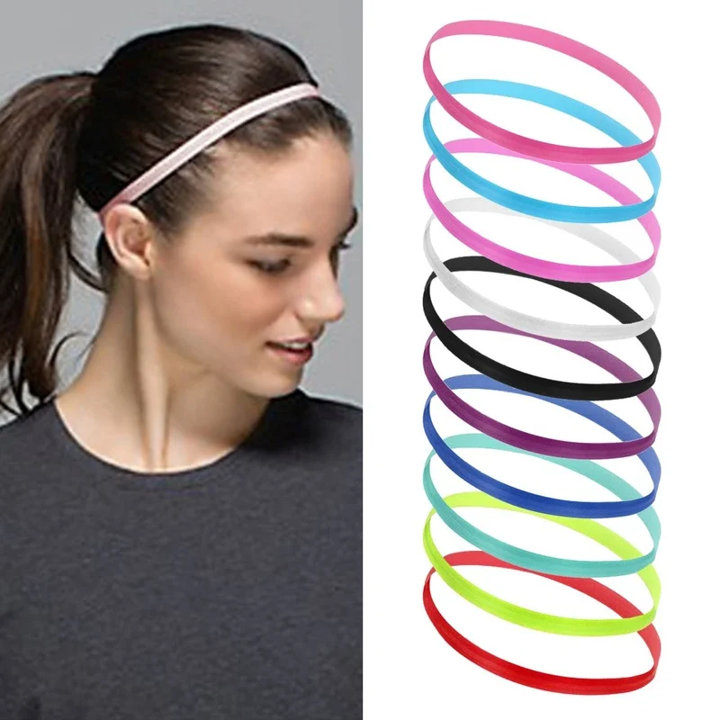 Top Trends: Women Stretch Sports Yoga Hairband Headband For Men Sport Running Fitness Headbands Elastic Anti-slip Sweatband Gym Headbands Shoppable Styles