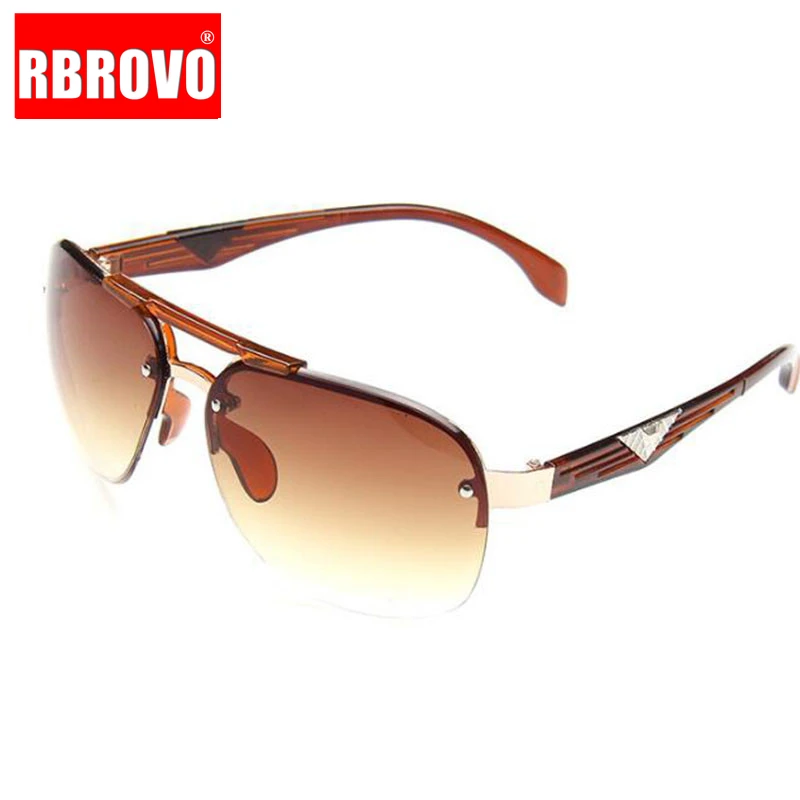 Top Trends: RBROVO 2023 Vintage Classic Sunglasses Man Driving Big Frame Sun Glasses Women Brand Designer UV400 Driving Oculos De Sol Shoppable Styles