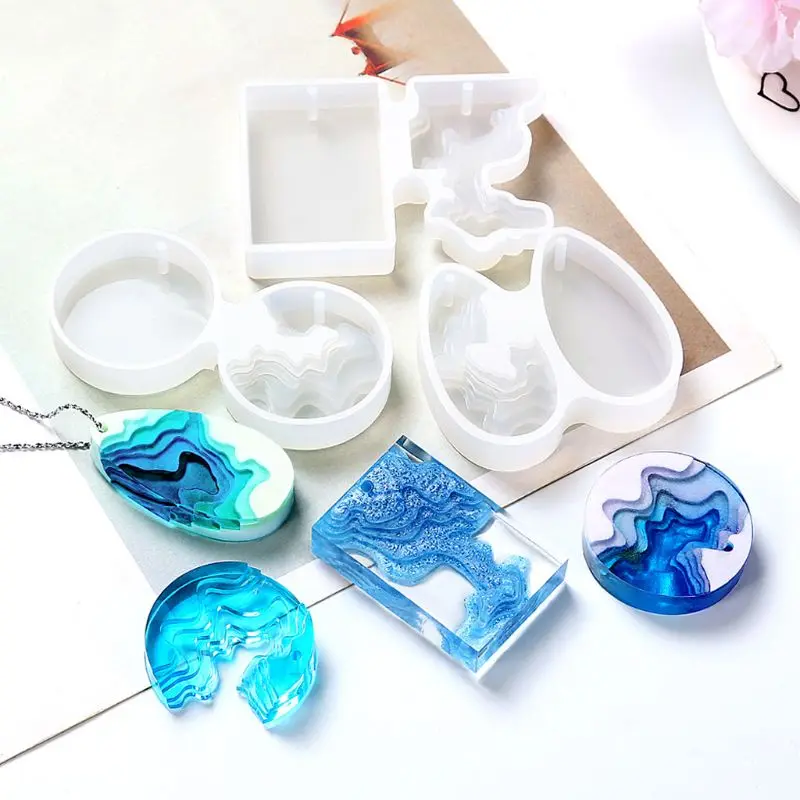 Top Trends: Ocean Island Pendant Resin Molds Silicone Molds Jewelry Making Epoxy Resin Molds For Pendant Necklace Resin Crafts DIY Shoppable Styles