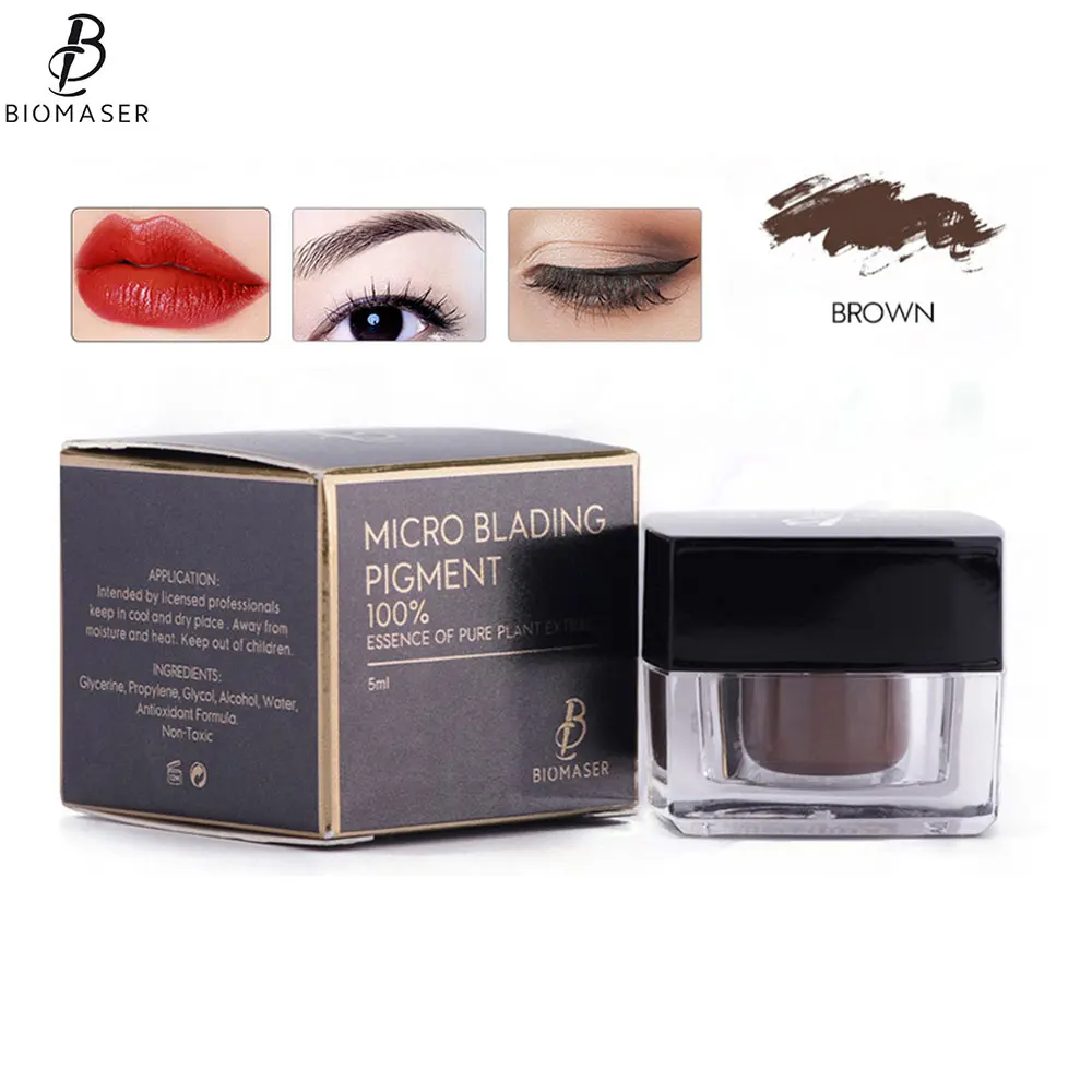 Top Trends: Biomaser High-End Tattoo Pigment Microblading Pigment For Eyebrow Permanent Makeup Tatoo Pigment Brown Tattoo Pigmento Shoppable Styles