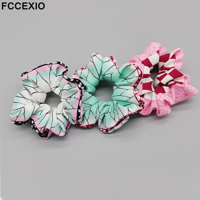 Top Trends: Anime Demon Slayer Cosplay Hair Ring Nezuko Zenitsu Tanjirou Makomo Tamayo Features Fashion Hair Accessories Girl Costume Props Shoppable Styles