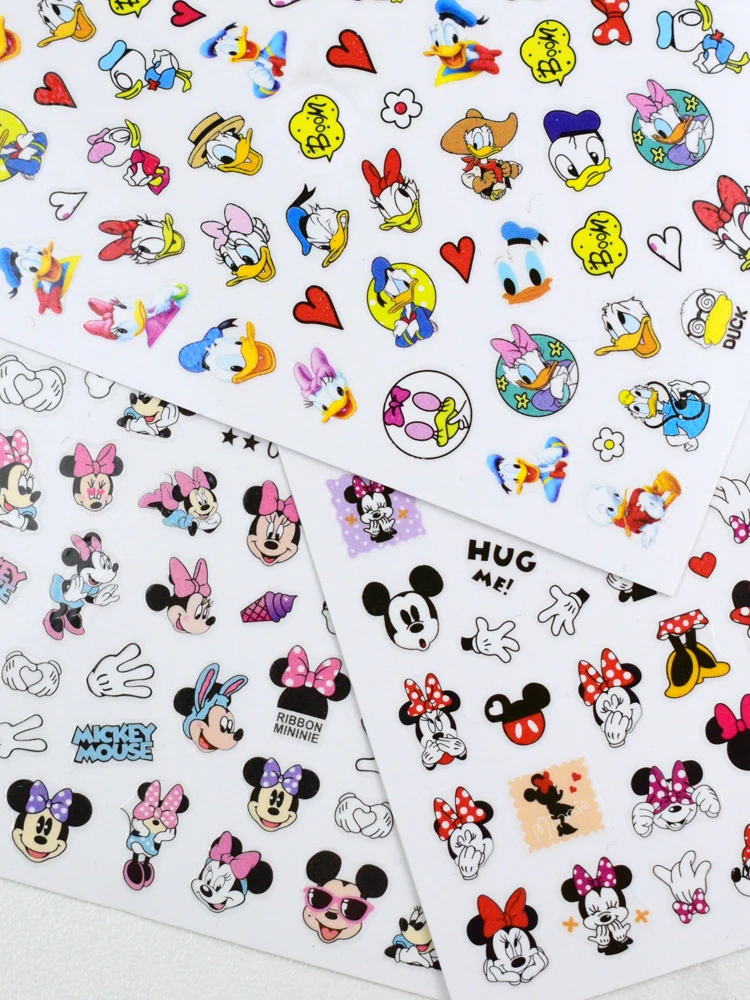 Top Trends: 1PCS Disney CartoonStickers For Nails Collection Nail Sticker Mickey Mouse Donald Duck Lion King Mermaid Stitch Nail Slider Shoppable Styles