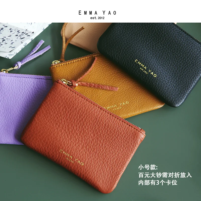 Top Trends: Emma YAO Women&#039;s Leather Wallet Case Mini Wallet Card Holder Hot Sales Coin Purses &amp; Holders Shoppable Styles