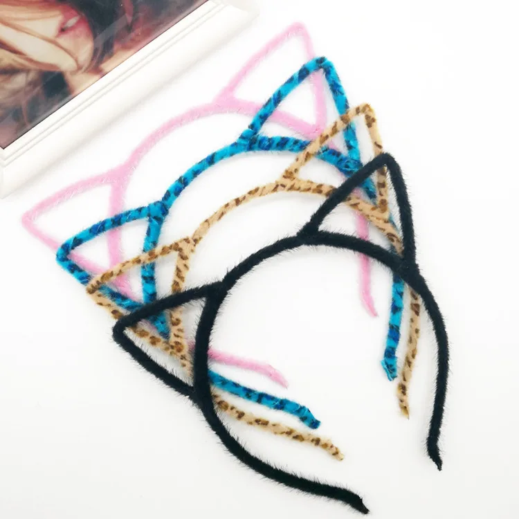 Top Trends: 1 PCS Stylish Women Girls Cat Ears Headband Accessories Sexy Head Band Multicolor Styling Tools Headwear Shoppable Styles