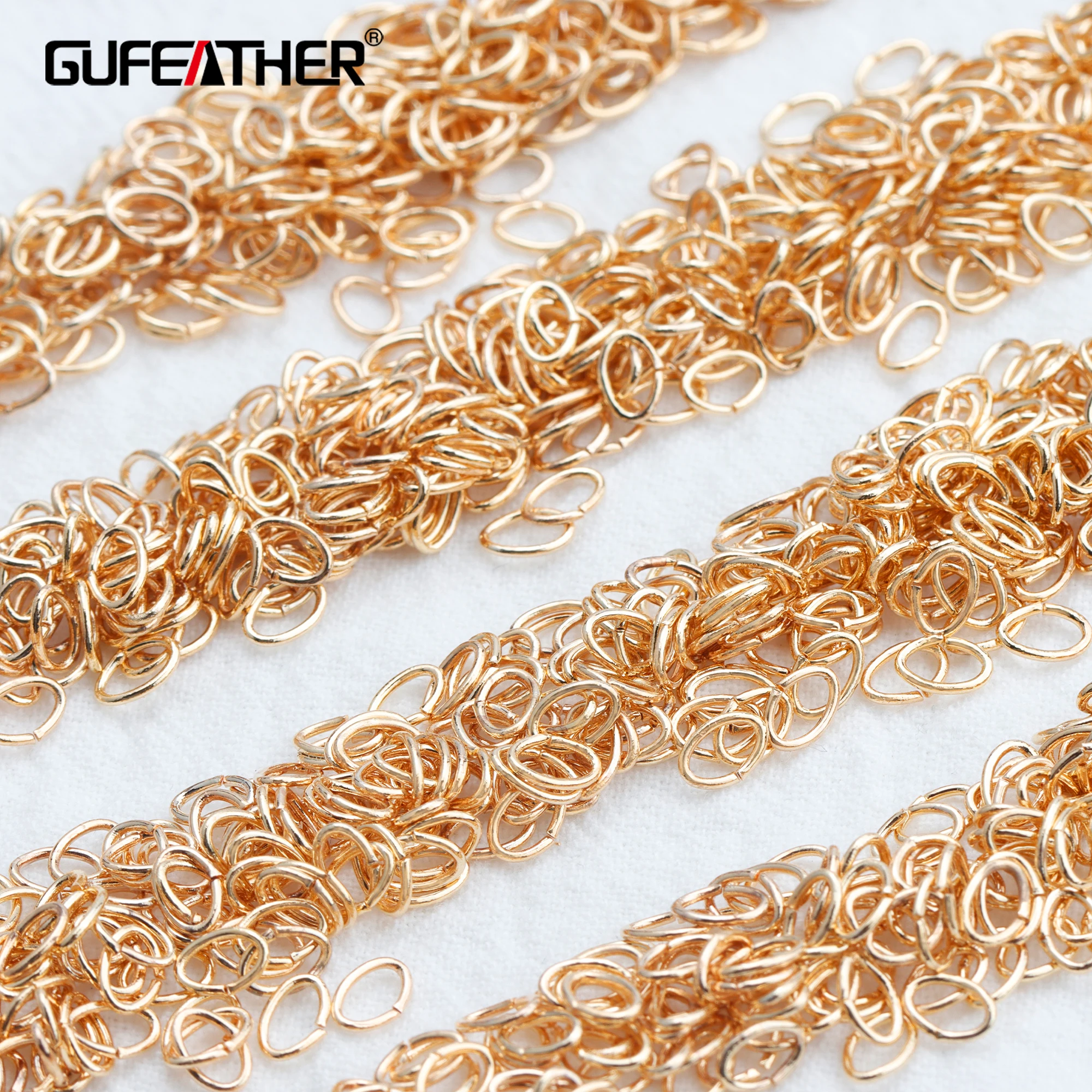 Top Trends: GUFEATHER M847, jewelry Accessories, pass REACH, nickel Free, 18k Gold Plated, diy Accessories, hook, jump Ring, jewelry Making, 20g / pack Shoppable Styles