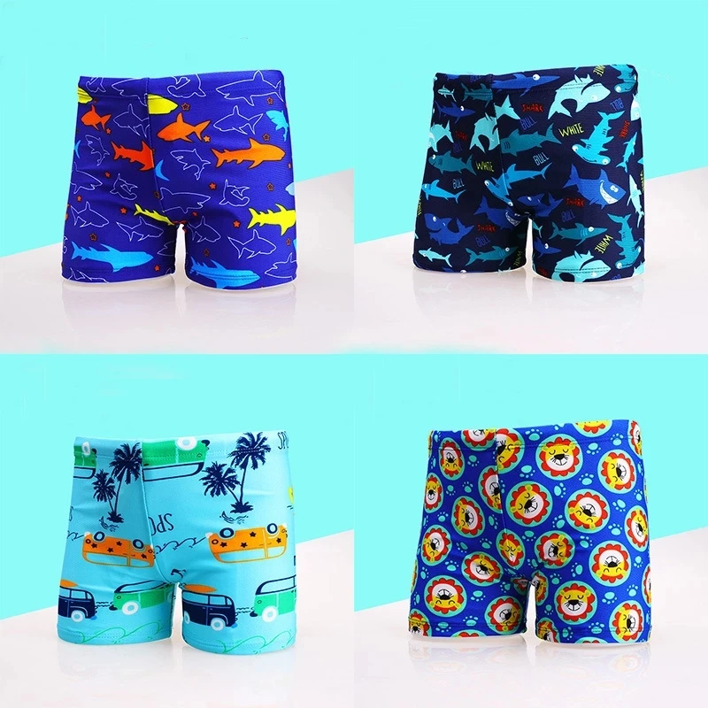 Top Trends: Kids Cartoon Print Swimwear New Swimsuit Baby Boy Pool Shorts Swim Trunk Beach Short For Toddler Children Swimming Clothes Shoppable Styles