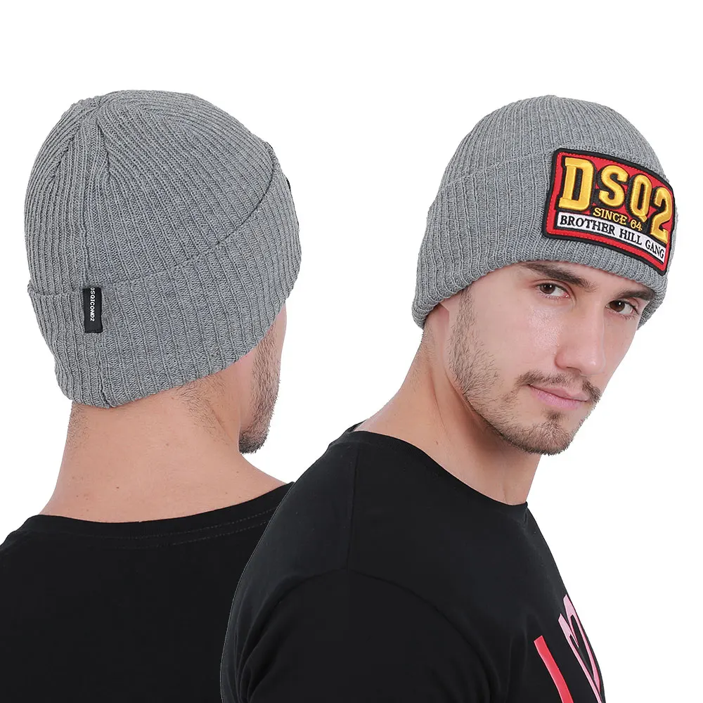 Top Trends: DSQICOND2 Skullies Beanie Embroidery Skiing Knitted Hats DSQ2 Women Men Winter Cap Warm Baggy Beanies Knit Skullies Bonnet Caps Shoppable Styles - Image 3