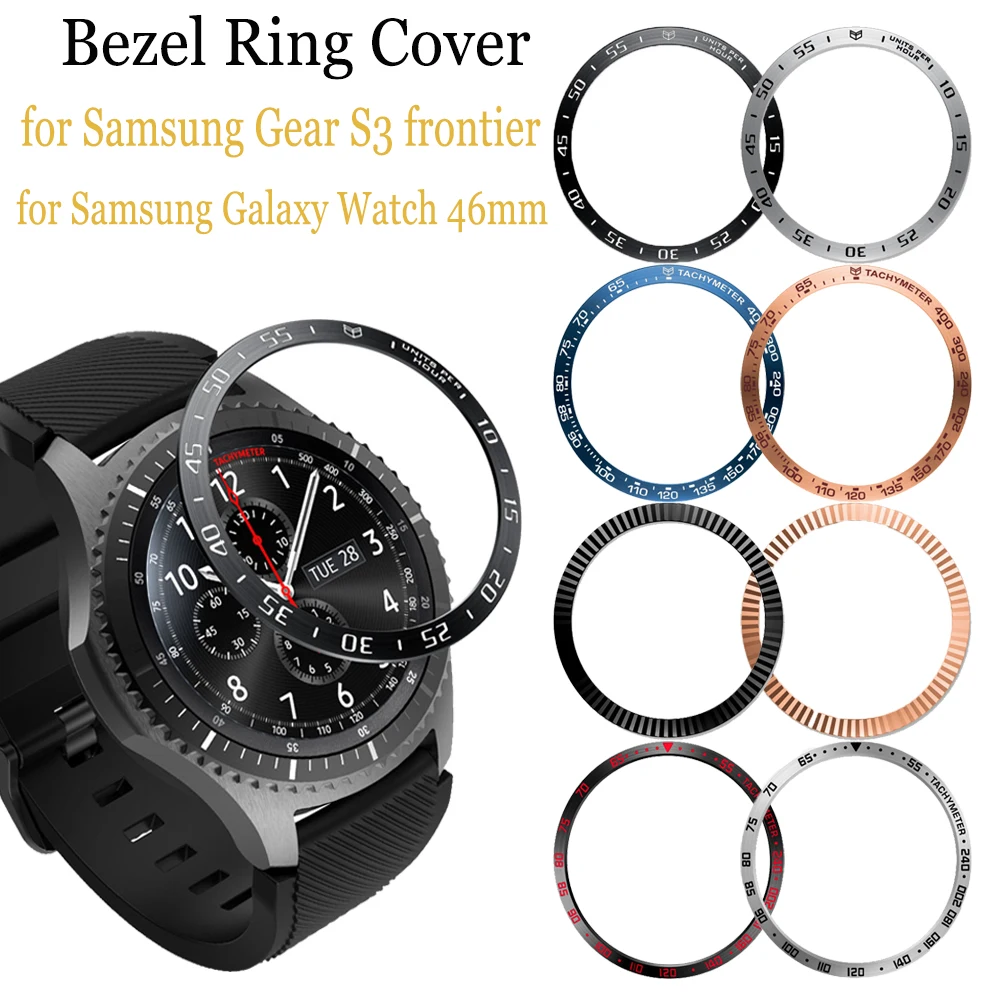 Top Trends: Alloy Bezel Ring Styling For Samsung Gear S3 Frontier Anti Scratch Metal Ring Protection Cover For Samsung Galaxy Watch 46mm Shoppable Styles