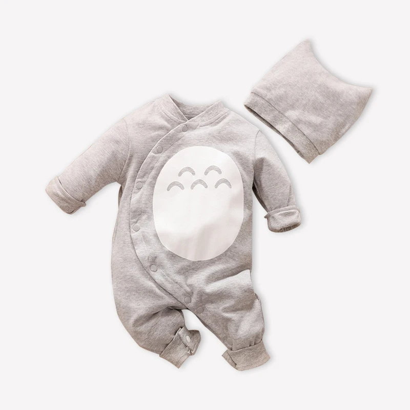 Top Trends: Newborn Little Baby Girls Boy Clothes Cute Animal Totoro Costume Bebes New Born Rompers Twin Infant Clothing Jumpsuit Hat Set Shoppable Styles