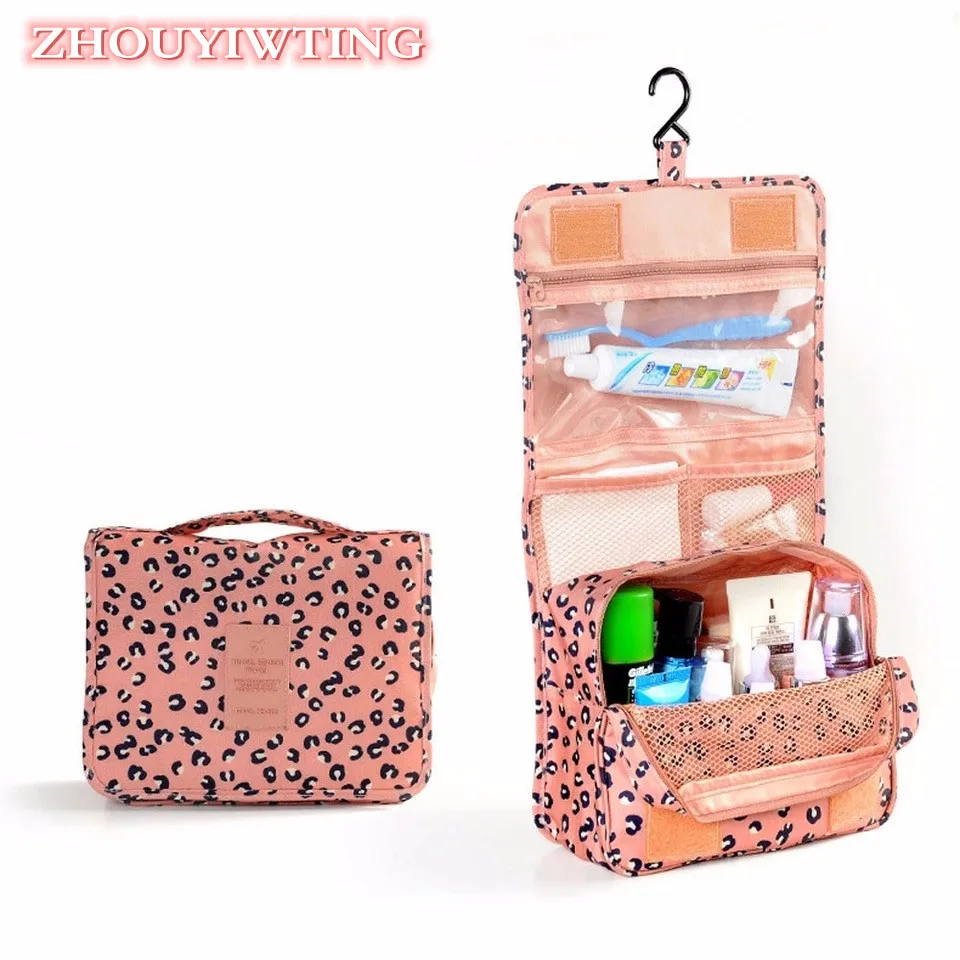 Top Trends: Women Travel Cosmetic Bag Portable Waterproof Storage Case Female Hanging Wash Bags Organizer Make Up Toiletry Beauty Kit Box Shoppable Styles