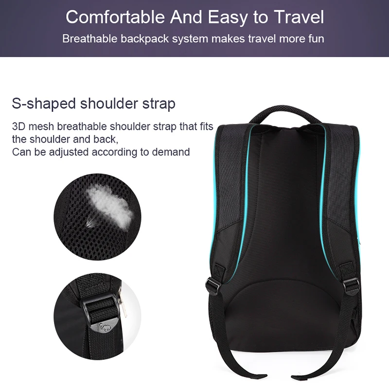 Top Trends: OIWAS Multifunction Backpack Men Women's Casual Business Backpacks 15.6 Inch Computer Bag Travel Bag Middle School Students Bag Shoppable Styles - Image 3