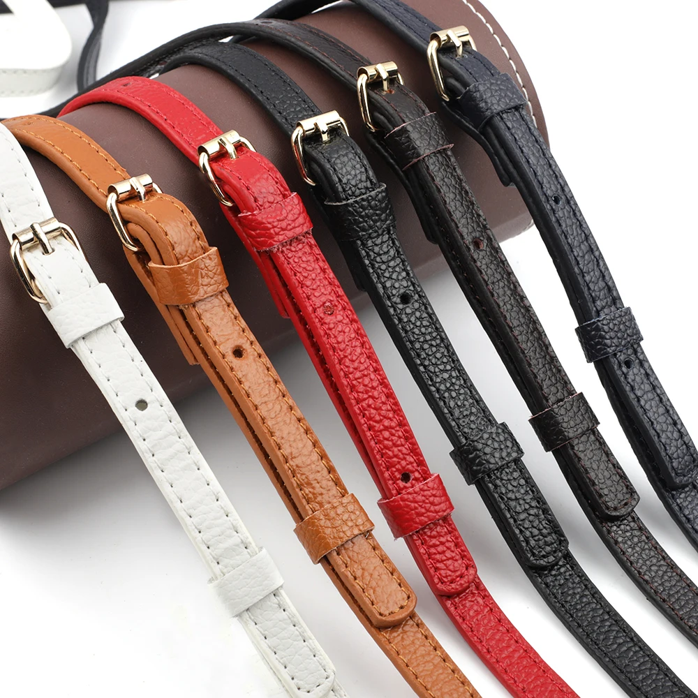 Top Trends: High Quality Genuine Leather Bags Strap Adjustable Replacement Crossbody Straps Gold Hardware For Women DIY Bag Accessories Shoppable Styles