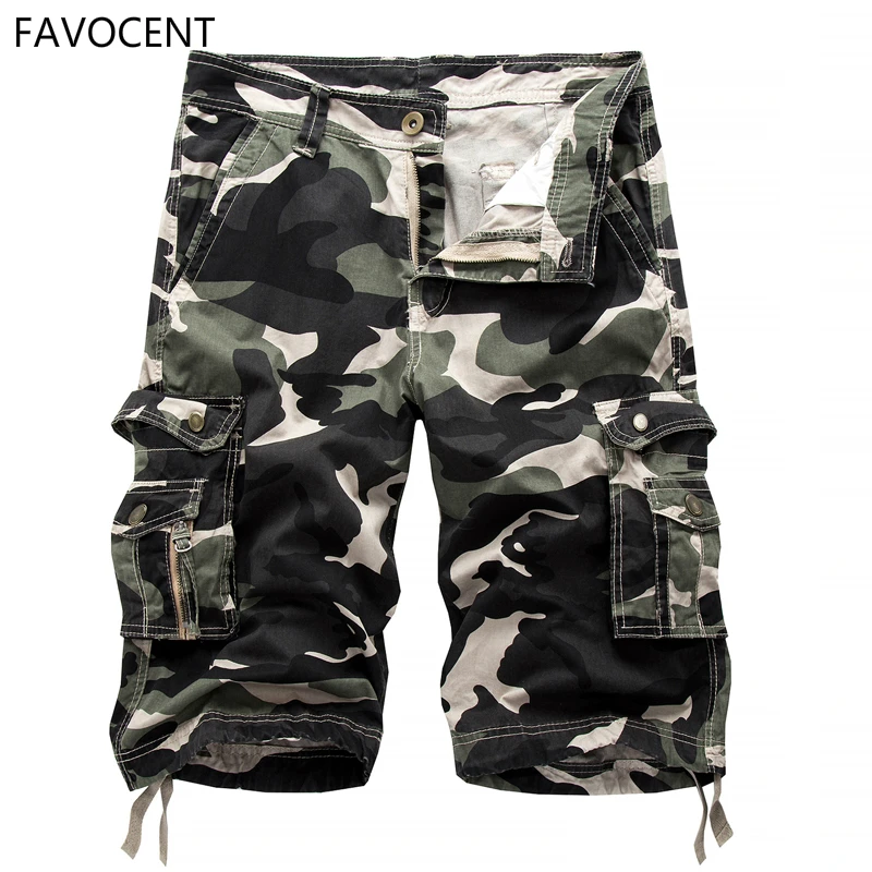 Top Trends: New Cargo Shorts Men Top Design Camouflage Military Army Khaki Shorts Homme Summer Outwear Hip Hop Casual Cargo Camo Men Shorts Shoppable Styles