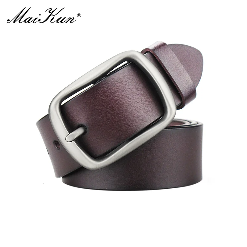 Top Trends: Maikun Men's Business Casual Large Size Belt Fashionable Genuine Leather Belts Popular Father's Day Gift Shoppable Styles