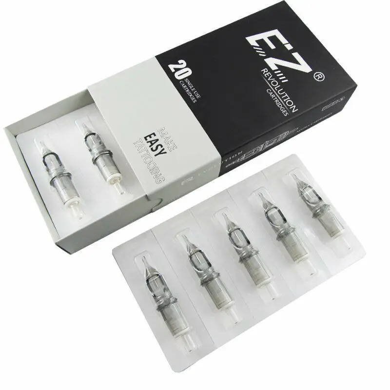 Top Trends: EZ Revolution Cartridge Tattoo Needles #06 0.20mm Round Liner For Tattoo &amp; Microblading Permanent Makeup Eyebrows Eyeliner 20pcs Shoppable Styles