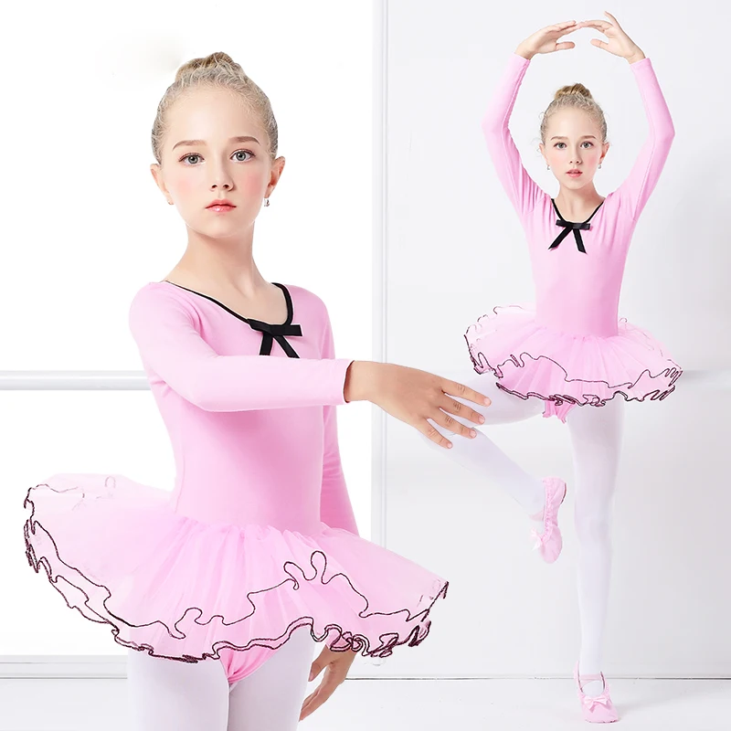 Top Trends: Tutu Ballet Dress Girls Ballet Dance Performance Costume Kids Bowknot Tulle Dance Dress Ballerina Pettiskirt Fluffy Children Shoppable Styles