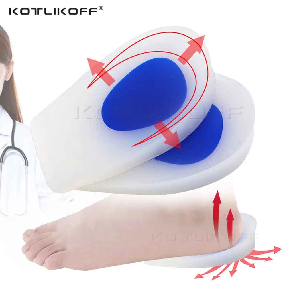 Top Trends: Super Soft Medical Silicone Gel Heel Pad Cushion Calcaneal Spur Heel Spur Shock Absorption Relief Foot Pain Heel Cup Insert Shoppable Styles