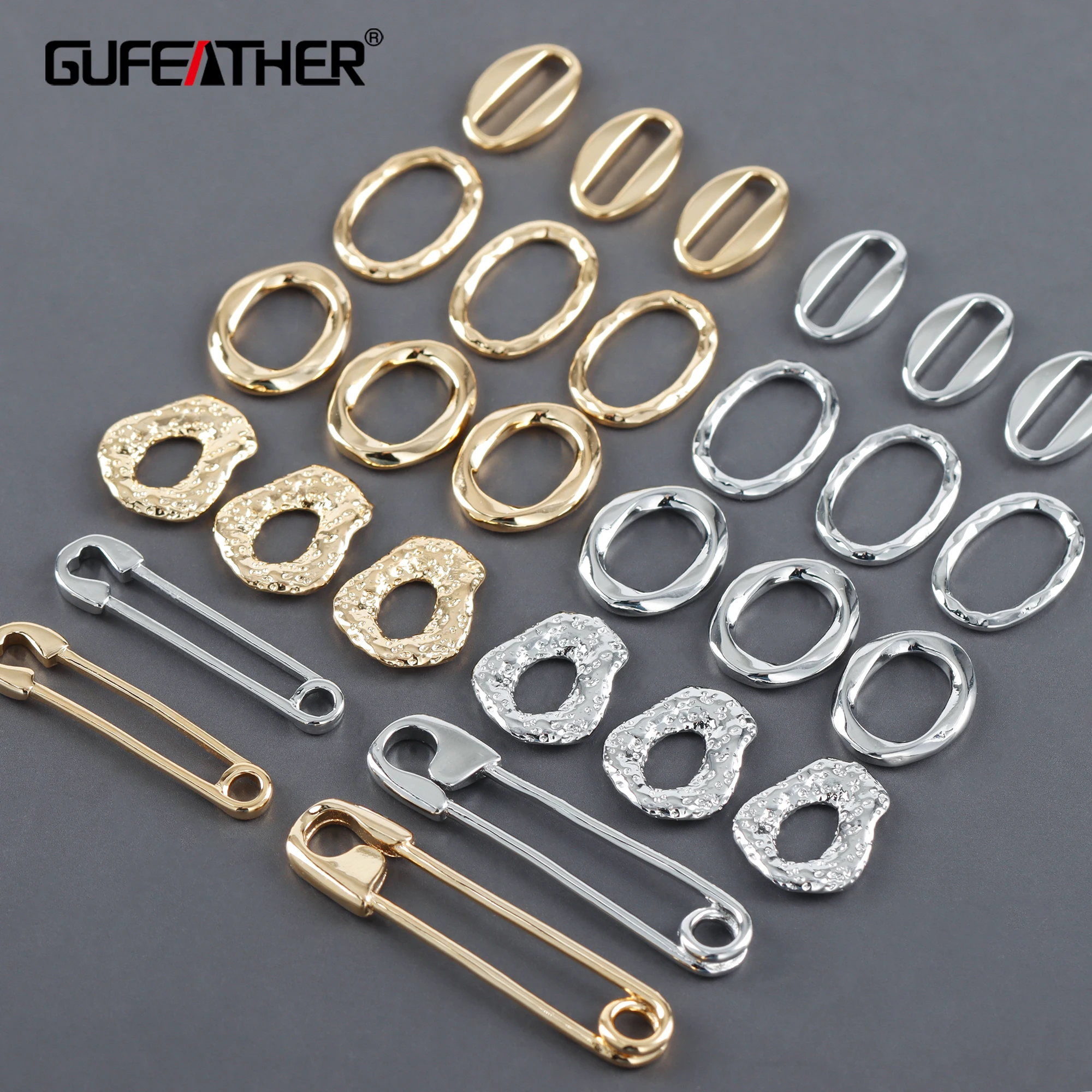 Top Trends: GUFEATHER M1127, jewelry Accessories, connector Hooks, pass REACH, nickel Free, 18k Gold Rhodium Plated, copper, diy Jewelry, 10pcs / lot Shoppable Styles