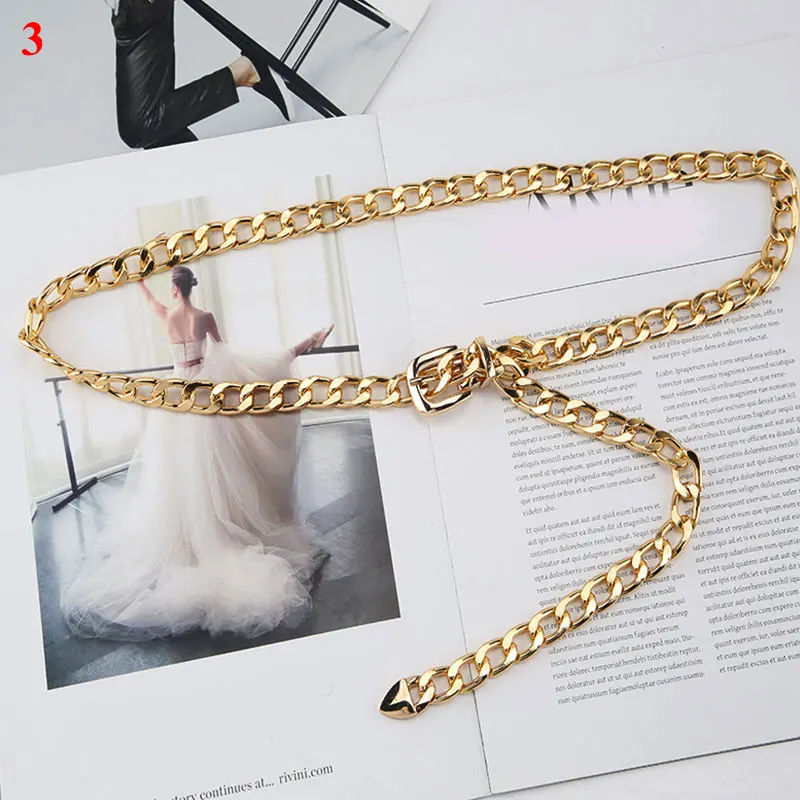 Top Trends: Punk Metal Chain Women Belt Gold Silver Waist Chain Dress Jeans Cool Girls Lady Waistband Accessories Body Chain Fashion Shoppable Styles