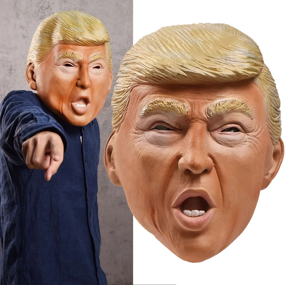 Top Trends: Trump 2020 Mask Trump Face Masks Cosplay Masques Latex Mascarillas Anime Mascaras Vote For President Halloween Costumes Props Shoppable Styles