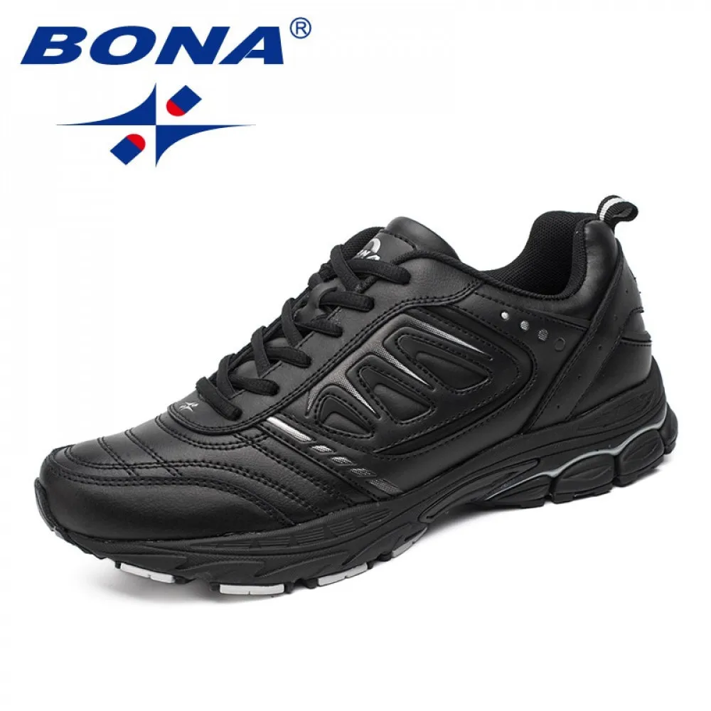 Top Trends: BONA New Style Men Running Shoes Ourdoor Jogging Trekking Sneakers Lace Up Athletic Shoes Comfortable Light Soft Shoppable Styles