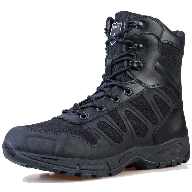 Top Trends: Ultralight 07 Tactical Training High Tube Waterproof Boots Outdoor Men's Camping Hiking Trekking Non-slip Wear Resistant Shoes Shoppable Styles