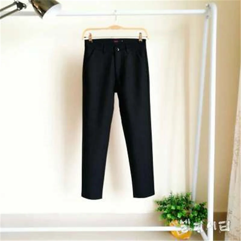 Top Trends: Fashion Streetwear Cute Candy Color Pencil Pants Women Stretch Cotton Slim Waist Straight Pantalones Casual Office Work Trousers Shoppable Styles - Image 3