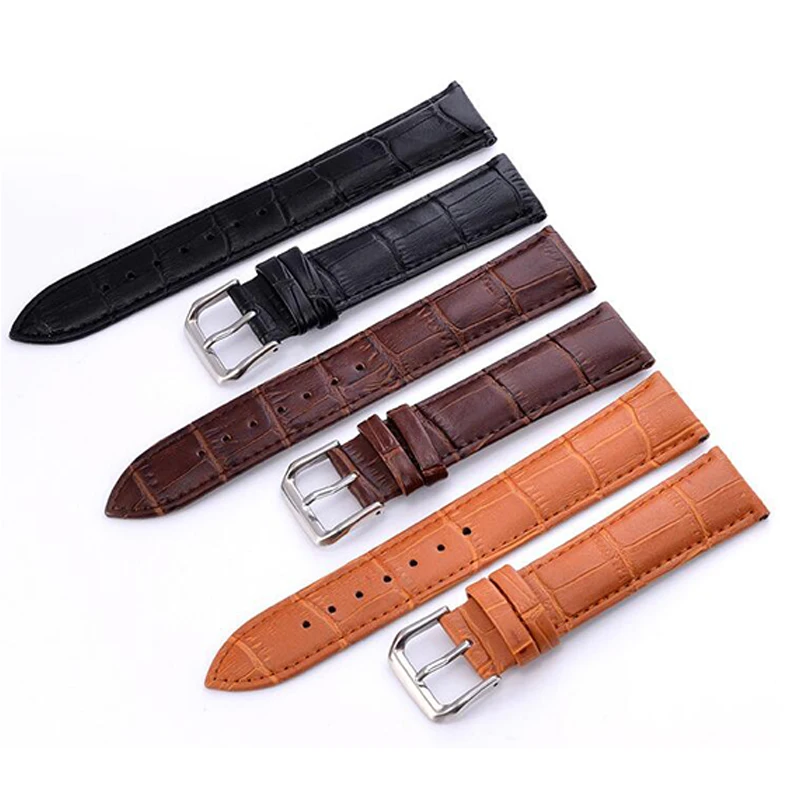 Top Trends: Watch Band Genuine Leather Straps 12 14 16 18 20 22mm Watch Accessories High Quality Leather Watch Belt Strap Watchbands Shoppable Styles