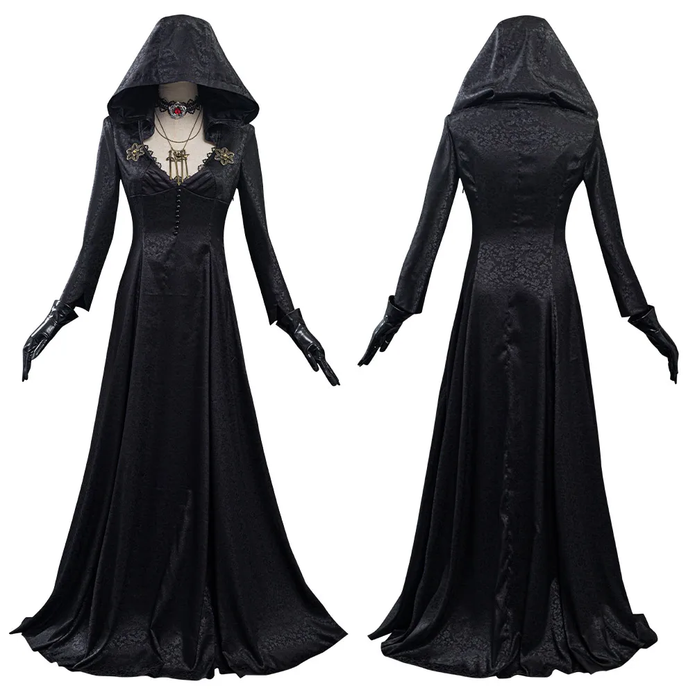 Top Trends: Evil Village Cosplay Costume Vampire Lady Dress Outfits Halloween Carnival Suit Shoppable Styles