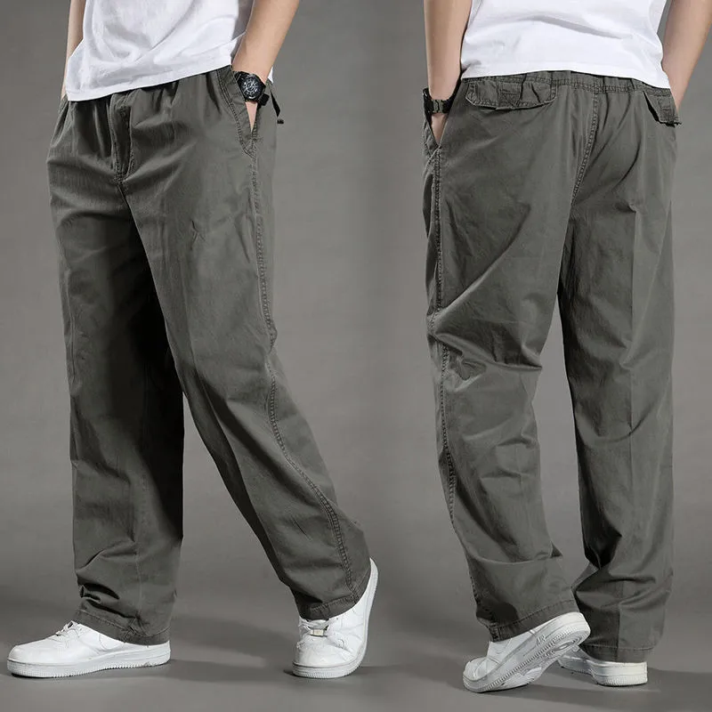 Top Trends: Men&#039;s Cargo Pants Spring Cotton Black Work Pants Large Size New Summer Casual Climbing Joggers Sweatpants Man Autumn Trousers Shoppable Styles