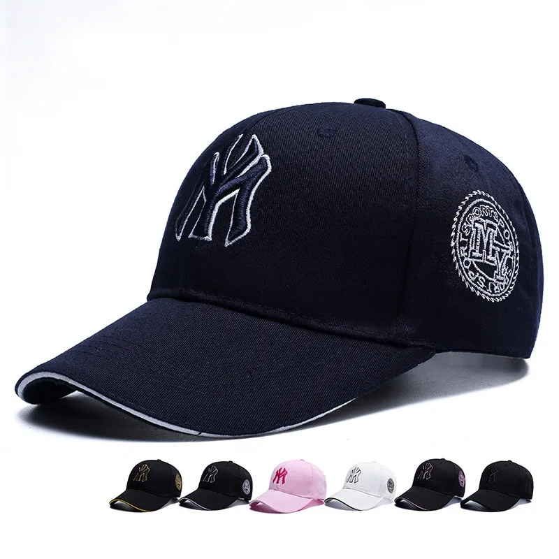 Top Trends: New Women's Korean Peaked Cap Baseball Cap Men's NY Embroidered Sun Hat Gorros Hip Hop Adjustable Snapbacks Hats Shoppable Styles