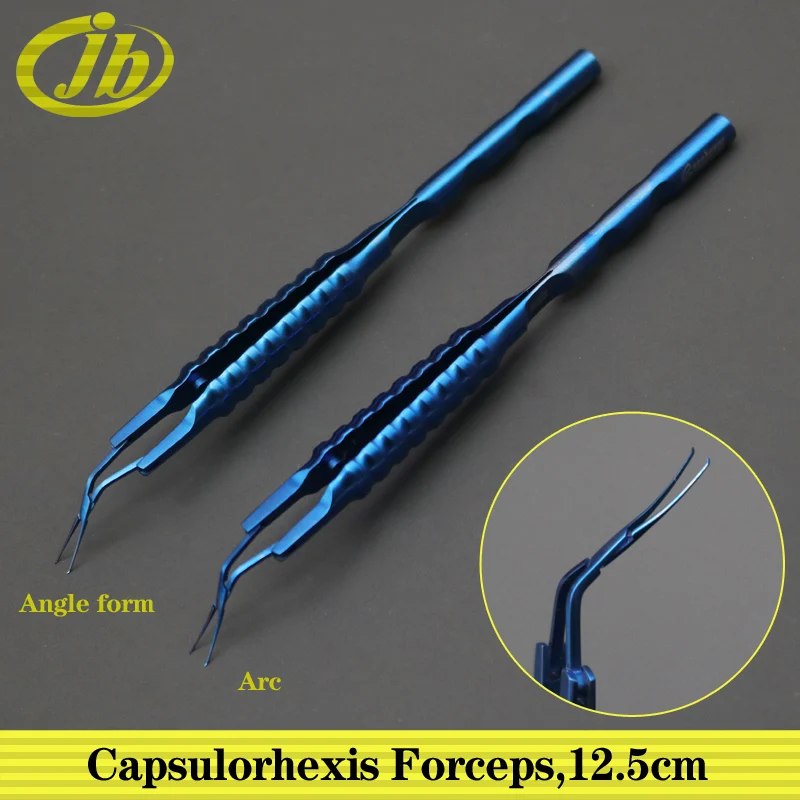 Top Trends: Capsulorhexis Forceps Angle Form 12.5cm Surgical Operating Instrument Titanium Alloy Ophthalmology Department Tissue Forceps Shoppable Styles