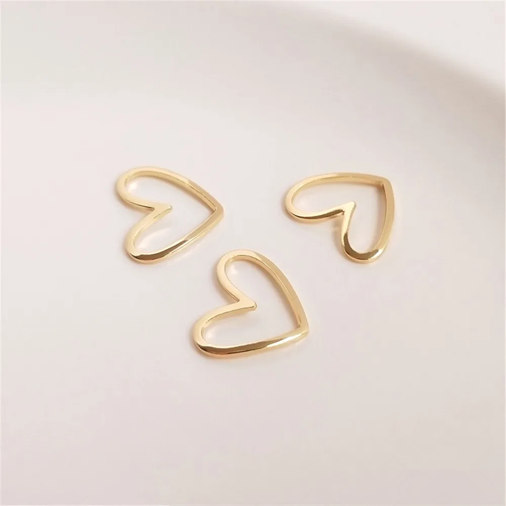 Top Trends: Hollow Curved Heart Shaped Heart Accessories Diy First Accessories Connected Accessories Earrings Hanging Ornaments Shoppable Styles