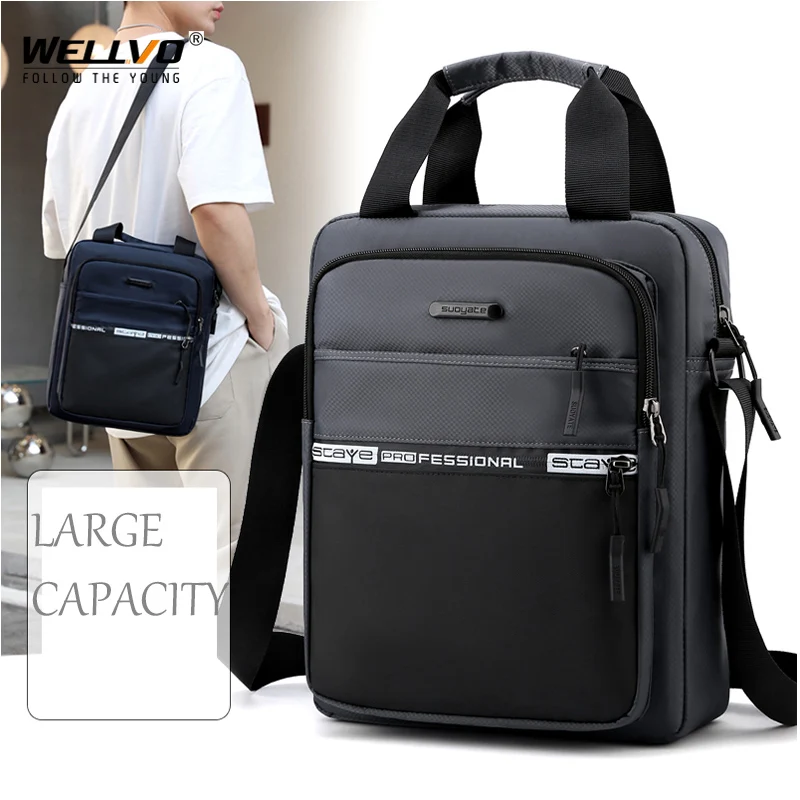 Top Trends: New Men&#039;s Shoulder Bag High Quality Crossbody Bag Man Messenger Bags Nylon Male Business Handbags Bolsas Sacoche Homme X58C Shoppable Styles