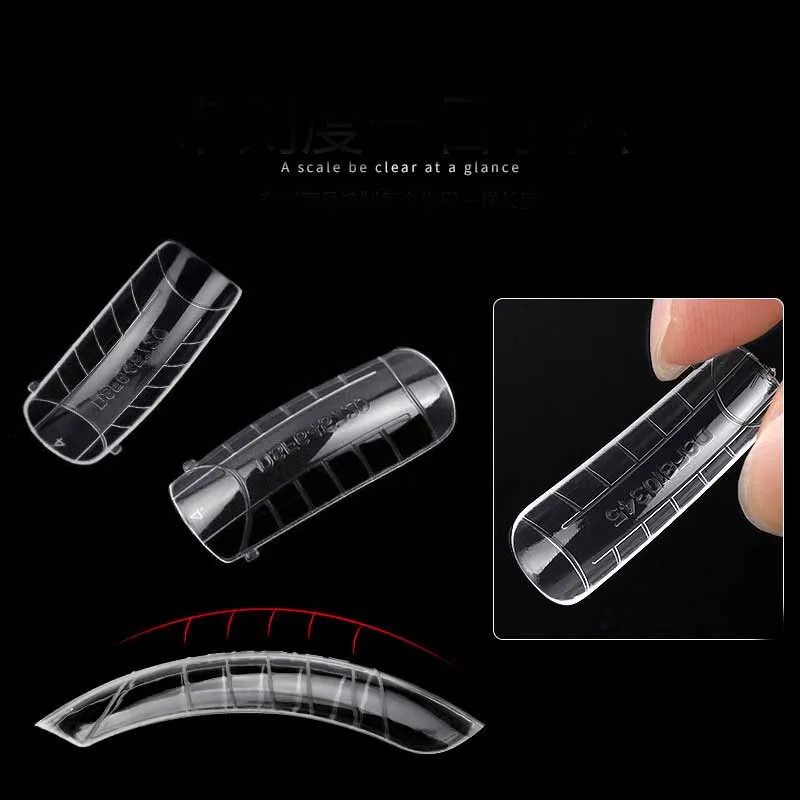 Top Trends: 120PCS / Box Nail Art UV Extend Gel Nail Extension Tool Quick Building Nail Mold Tips Nail Dual Forms Finger Extension Shoppable Styles - Image 6