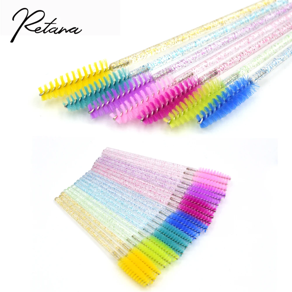 Top Trends: 50 Shiny Disposable Eyelash Applicators Eyelash Brush Mascara Applicator Eyebrow Brush Comb Wand Wire Brush Makeup Brush Shoppable Styles - Image 6