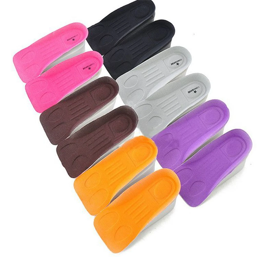 Top Trends: 1 Pair Random Color Height Increase Shoes Insole Foam Rubber Taller Shoe Insert Shoe Pad Support Pad Shoppable Styles