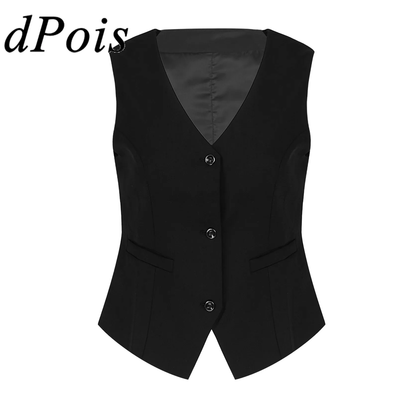 Top Trends: Women&#039;s Vests OL Style Formal Wear Button Down Sleeveless Vest Elegant Office Ladies Classic Suits Waistcoat Workwear Mujer Shoppable Styles