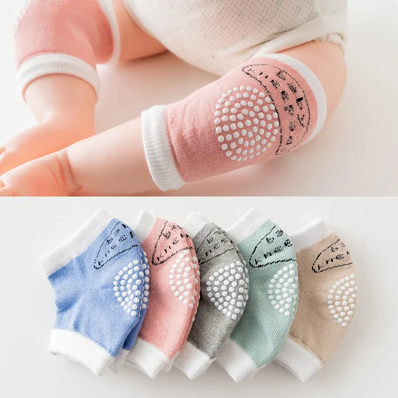 Top Trends: Baby Non-slip Baby Kneecap Summer Children Cotton Safety Knee Pad Baby Crawling Knee Support Protector Thick Mesh Breathable Shoppable Styles