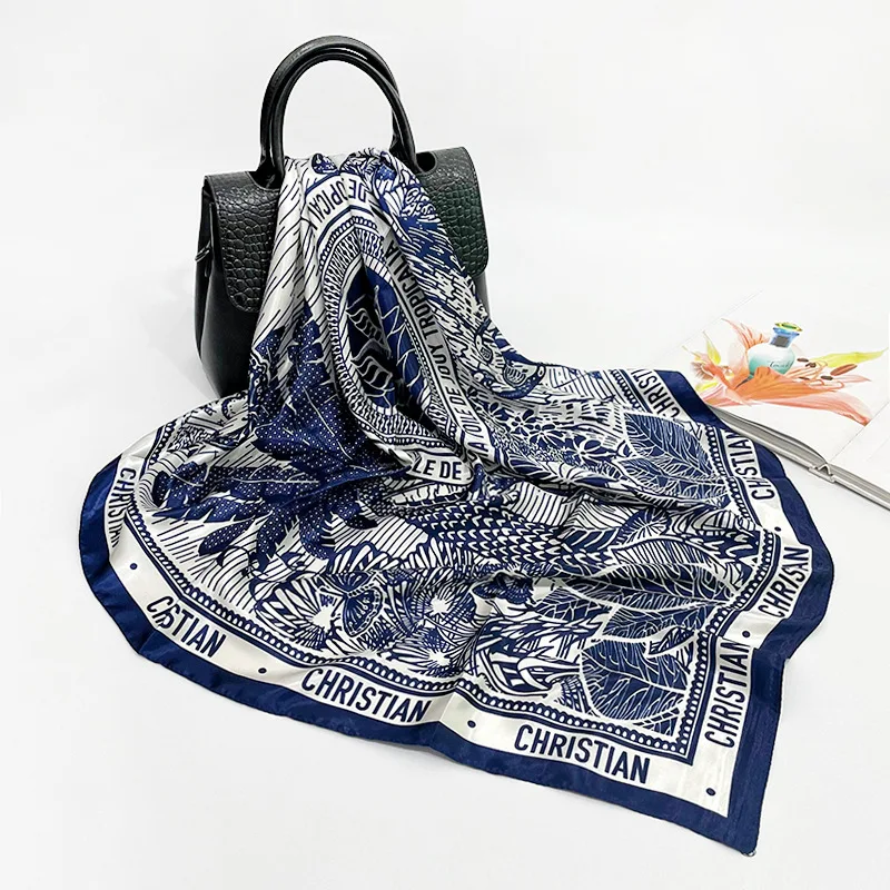 Top Trends: JTVOVO RUNMEIFA 2021 New Luxury Brand High-quality Silk Printed Square Scarf Smooth And Soft Bib Accessories Women's Fashion Hat Shoppable Styles